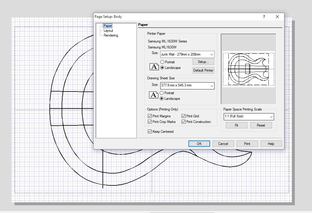 From CAD To Template With A Laser Printer - Instrument Building ...