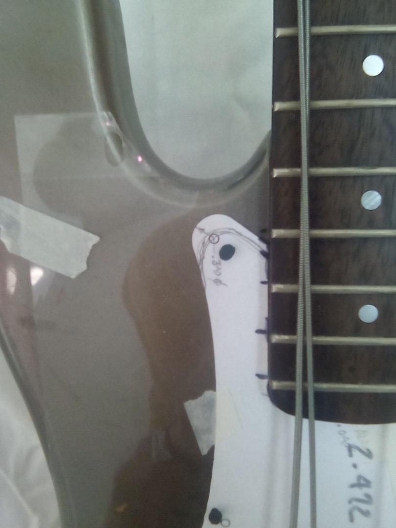 printing out a full scale pickguard outline - Solidbody Guitar and Bass ...