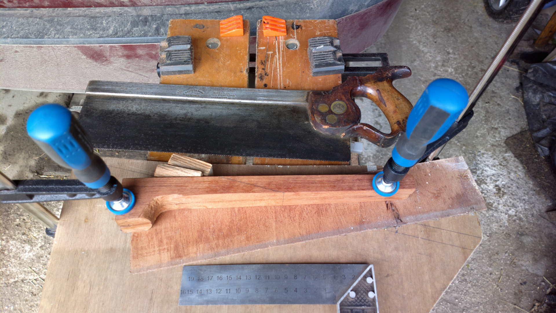 Mandolin build In Progress and Finished Work